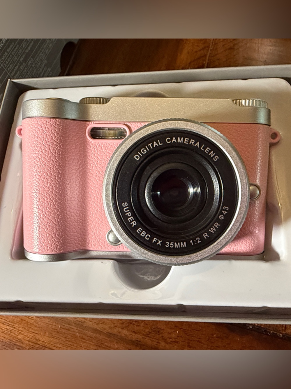 Pink Compact Digital Camera - Stylish Portable Photo & Video